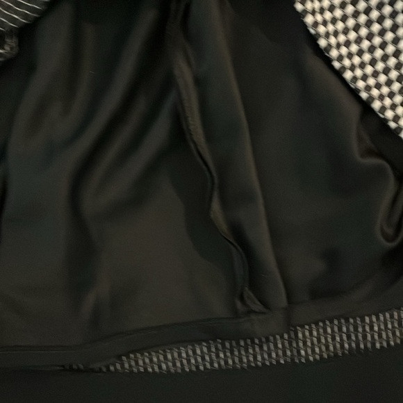 Vintage 90s Oleg Cassini Mod Squad Houndstooth Jumper Dress size 8 - Picture 5 of 6